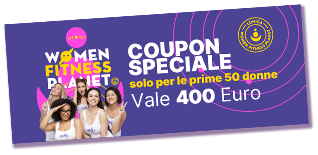 coupon per le prime 50 donne iscritte a Savignano
